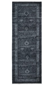 Dywan vintage Armand ciemny szary 80 cm x 215 cm