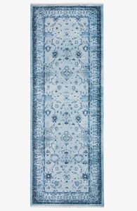 Dywan vintage Armand niebieski 80 cm x 215 cm