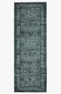 Dywan vintage Armand zielony 80 cm x 215 cm