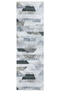 Dywan nowoczesny Dean szary 80 cm x 215 cm