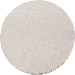 Dywan nowoczesny Helix jednobarwny kremowy 80 cm x 80 cm koło