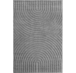 Dywan nowoczesny Art 3D Geometria szary 140 cm x 200 cm