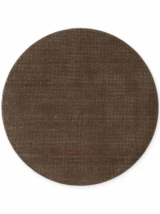 Dywan wełniany Greenwich Ted Baker luksusowy ręcznie tkany Brązowy koło 160 cm x 160 cm