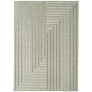 Dywan uniwersalny Nova 3D Geometria oliwkowy 240 cm x 340 cm