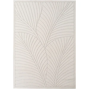 Dywan uniwersalny Nova 3D Motyw Roślinny kremowy 80 cm x 150 cm