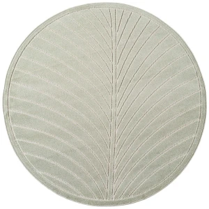 Dywan uniwersalny Nova 3D Liść oliwkowy koło 160 cm x 160 cm