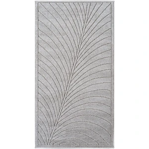 Dywan uniwersalny Nova 3D Liść szary 80 cm x 250 cm