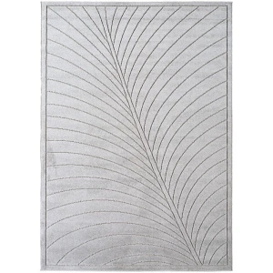 Dywan uniwersalny Nova 3D Liść szary 160 cm x 230 cm