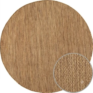 Dywan uniwersalny MIRA Brązowy koło 120 cm x 120 cm