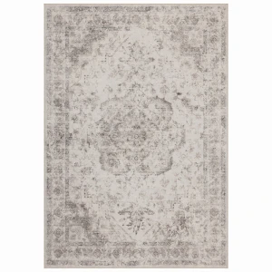 Dywan vintage INKA Medalion z Efektem Postarzenia Beżowy 80 cm x 150 cm
