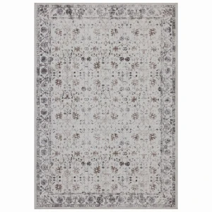 Dywan vintage INKA Floral z Efektem Postarzenia Kremowy 200 cm x 290 cm
