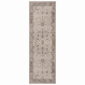 Dywan vintage INKA Arabeska z Efektem Postarzenia Beżowy 80 cm x 250 cm