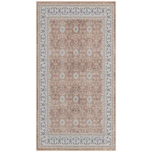 Dywan vintage INKA Ornament z Efektem Postarzenia Terakota 80 cm x 150 cm