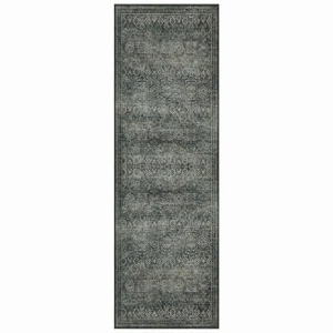 Dywan vintage INKA Oriental z Efektem Postarzenia Zielony 80 cm x 250 cm