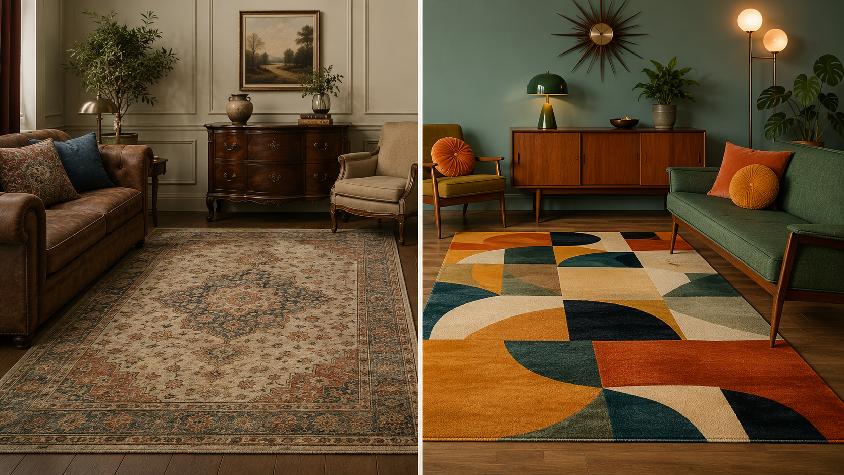 Dywany vintage a styl retro – czym się różnią i jak je wykorzystać?