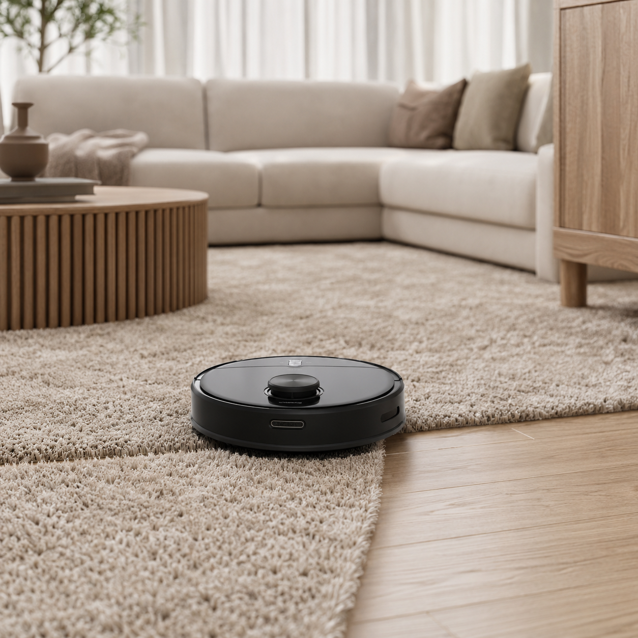Dywan a robot sprzątający – jaki wybrać, aby Roomba, Xiaomi lub Roborock sprzątały bez problemów?
